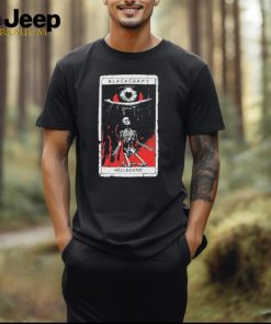 Official Hellbound tarot blackcraft skeleton T shirt