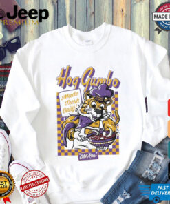 Official Hog Gumbo Made Fresh Daily LSU Tigers Vs Arkansas Razorbacks Graphic t shirt