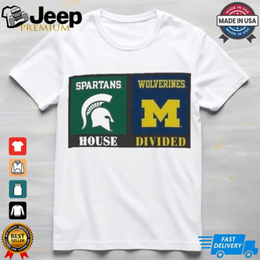 Official House Divided Michigan State Spartans Vs Michigan 2024 Shirt