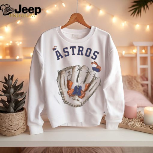 Official Houston Astros Butterfly Gloves Shirt