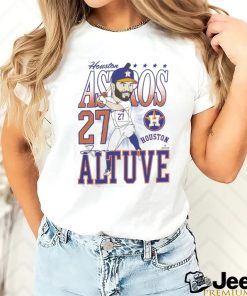 Official Houston Astros José Altuve Caricature Baseball Signature Shirt