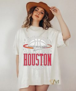 Official Houston Cougars Basketball Retro Rocket T shirt