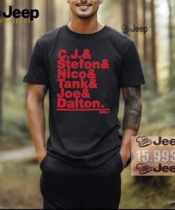 Official Houston Football cj and Stefon and nico and tank and Joe and dalton T shirt