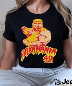 Official Hulk Hogan 40 Years Ripping Shirt