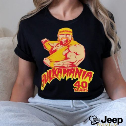 Official Hulk Hogan 40 Years Ripping Shirt