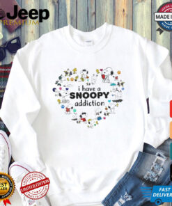 Official I Have A Snoopy Addiction Shirt