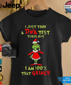 Official I Just Took A DNA Test I’m 100% That Grinch Merry Christmas 2024 Shirt