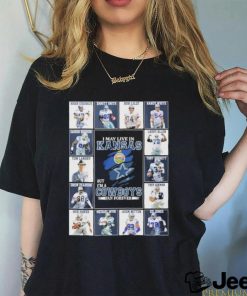 Official I May Live In Kansas But I’m A Dallas Cowboys Legends Blanket Fan Forever Signatures Shirt