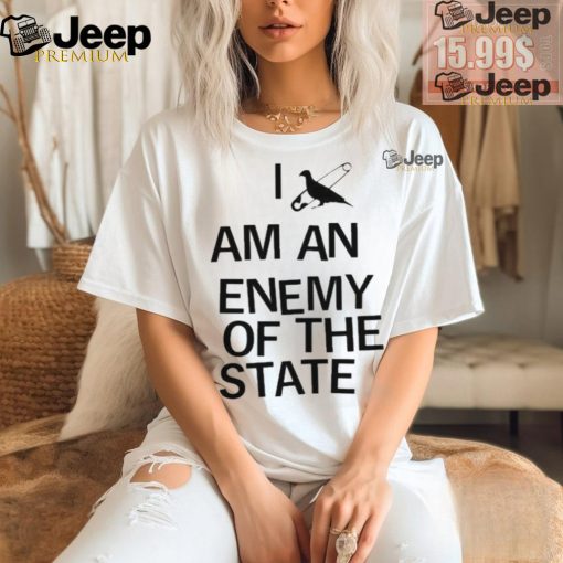 Official I am an enemy of the state T shirt