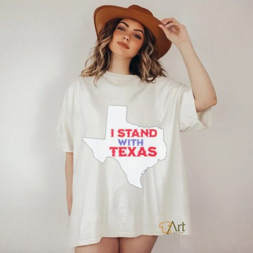 Official I stand with Texas map T shirt