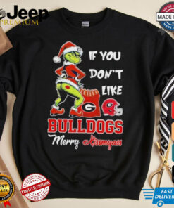 Official If You Don’t Like Georgia Bulldogs Merry Kissmyass T Shirt