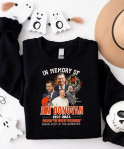 Official In Memory 2024 Jim Donovan Thank You For The Memories Signature Shirt