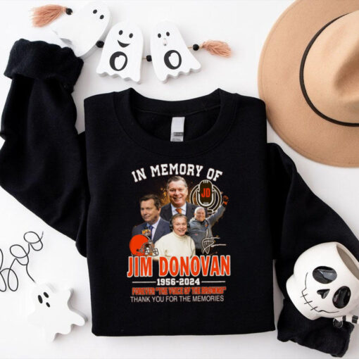 Official In Memory 2024 Jim Donovan Thank You For The Memories Signature Shirt