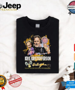 Official In Memory Of Kris Kristofferson Signature Thank You For The Music And Memories Unisex T Shirt