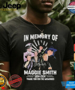 Official In Memory Of Maggie Smith 1934 2024 Thank You For The Memories T Shirt