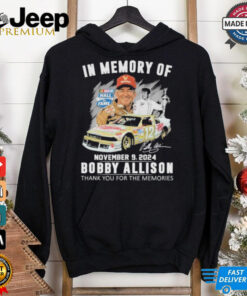 Official In Memory Of November 09 2024 Bobby Allison Thanh You For The Memories T Shirt