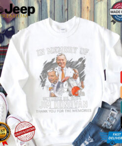 Official In Memory Of October 26, 2024 Jim Donovan Thank You For The Memories Signature Shirt