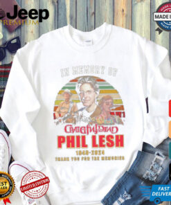 Official In Memory Of Phil Lesh 1940 2024 Thank You For The Memories Vintage Signature Shirt