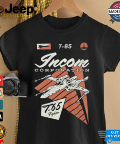 Official Incom Corporation X Wing Black Star Wars T shirt