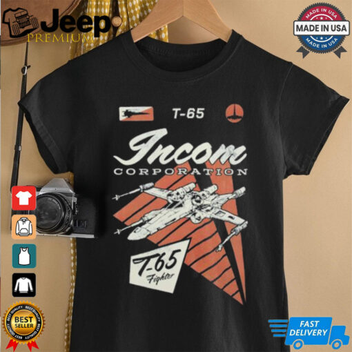 Official Incom Corporation X Wing Black Star Wars T shirt