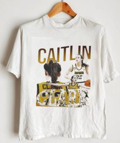 Official Indiana Fever Caitlin Clark 22 Basketball Graphics Print T Shirt