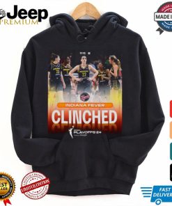 Official Indiana Fever Clinched WNBA Playoffs 2024 shirt