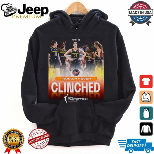 Official Indiana Fever Clinched WNBA Playoffs 2024 shirt