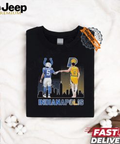 Official Indianapolis Colts Anthony Richardson Indiana Pacers Tyrese Haliburton T Shirt