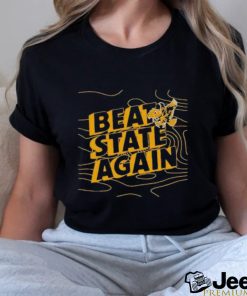 Official Iowa hawkeyes beat state again T shirt