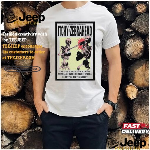 Official Itchy & Zebrahead Poster Sucker Punch Tour 2024 shirt