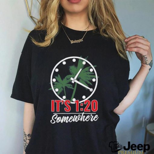 Official It’s 1 20 Somewhere Chicago Baseball 2024 t shirt