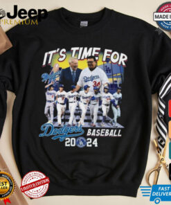 Official It’s Time For Dodgers Baseball Vin Scully Fernando Valenzuela 2024 Shirt