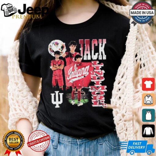 Official Jack Lindimore Indiana Hoosier Soccer 90’s Graphic t shirt