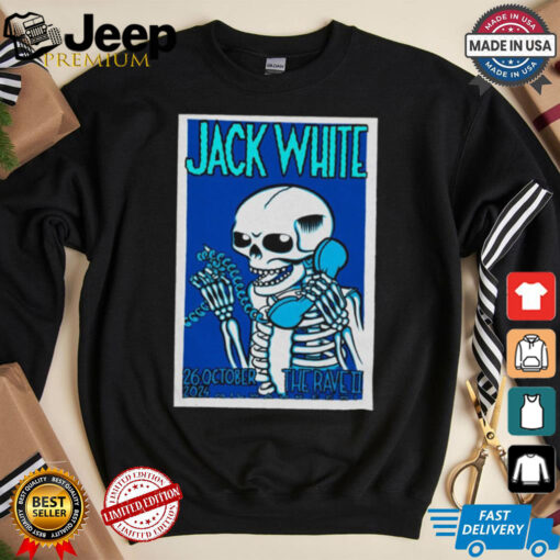 Official Jack White Oct 26, 2024 The Rave Eagles Club, Milwaukee, WI Shirt