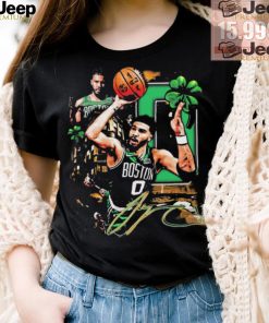 Official Jayson Tatum Boston Celtics Graphic Signature Shirt