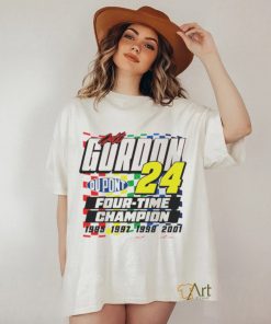 Official Jeff gordon dupont four time champion shirt