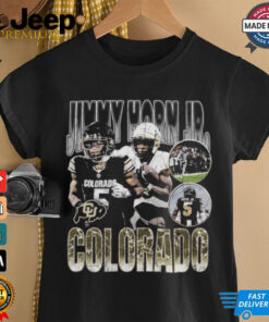 Official Jimmy Horn Colorado Buffaloes Football 90s graphic t-shirt, retro-inspired design for Buffaloes fans, perfect for showing team pride.