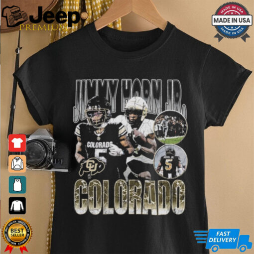 Official Jimmy Horn Colorado Buffaloes Football 90s Graphic t shirt