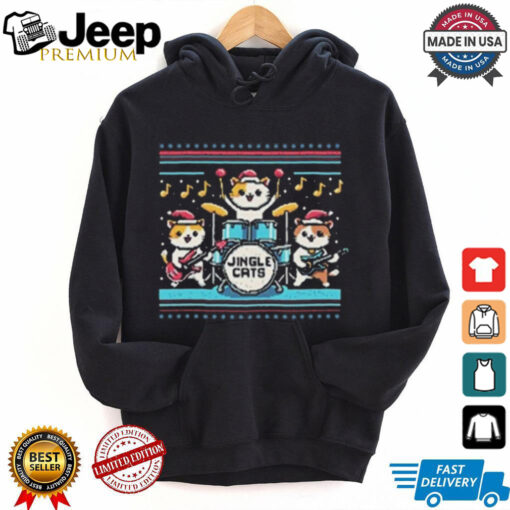 Official Jingle Cats Ugly Christmas Shirt