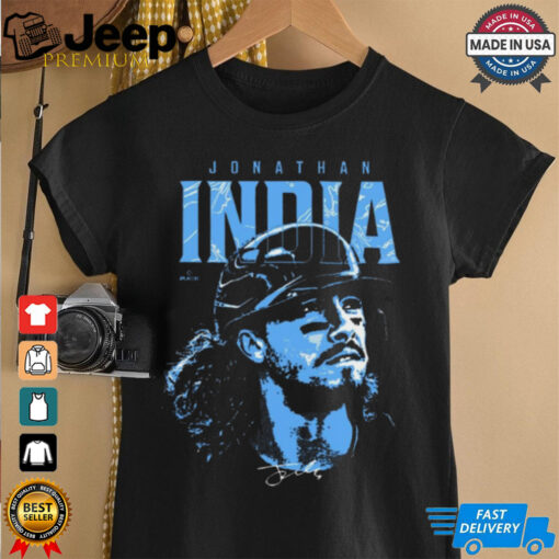 Official Jonathan India Kansas City Royals Flow Signature Graphic t shirt