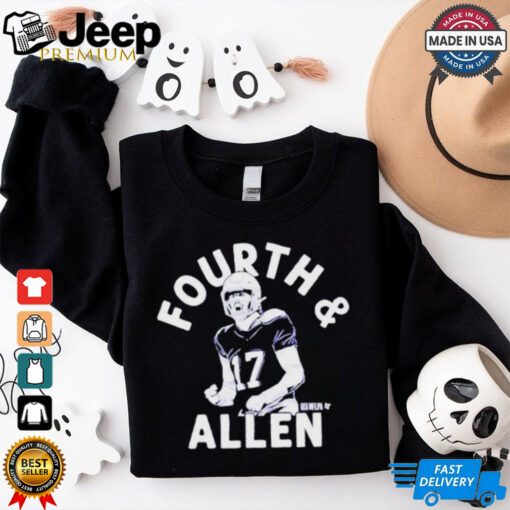 Official Josh Allen Buffalo Bills NFL Fourth & Allen t shirt