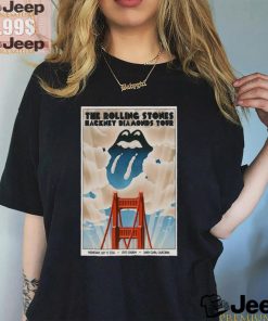 Official July 17 2024 Levi Stadium Santa Clara CA The Rolling Poster shirt