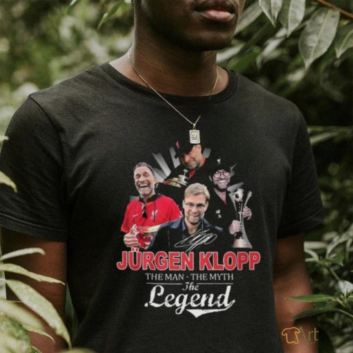 Official Jurgen Klopp The Man The Myth The Legend T Shirt