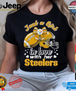 Official Just A Girl In Love With Her Steelers Heart Shirt