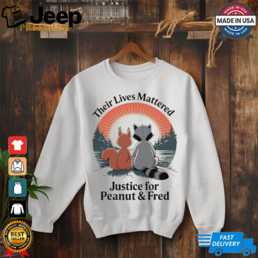 Official Justice For Peanut The Squirrel Justice For Fred The Raccoon Trending Design T Shirt