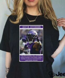 Official Jutin Jefferson Tied Pro Football Hall Famer 2024 Poster shirt