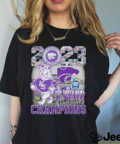 Official K state Wildcats Mascot 2023 Pop Tarts Bowl Champions Shirt