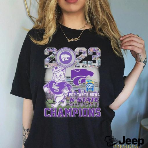 Official K state Wildcats Mascot 2023 Pop Tarts Bowl Champions Shirt