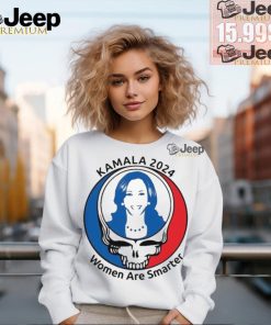 Official Kamala 2024 women are smarter T shirt