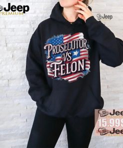 Official Kamala Harris 2024 prosecutor vs felon T shirt